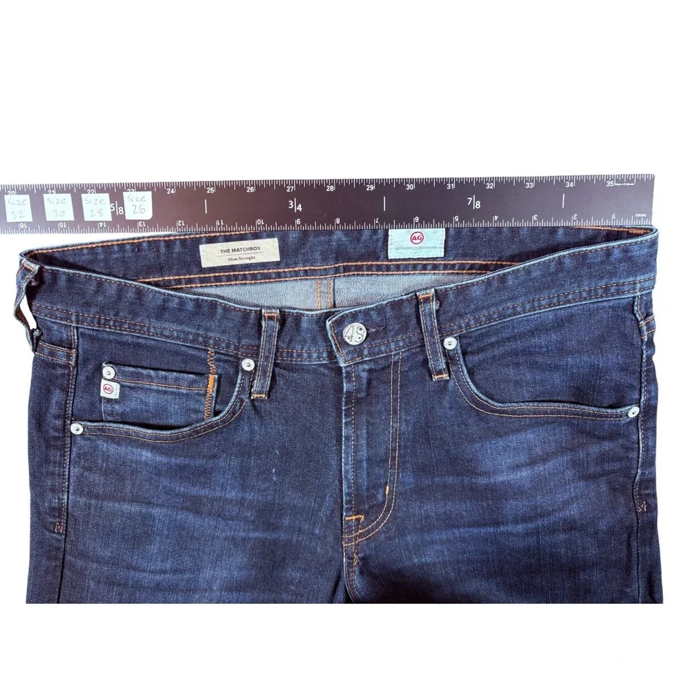AG Adriano Goldschmied The Matchbox Slim‎ Straight Jeans Mens 31 Blue Everyday